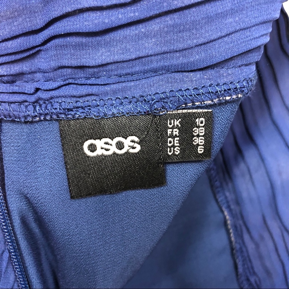 ASOS Pleated Wide Leg Pants 6 - Picture 6 of 8